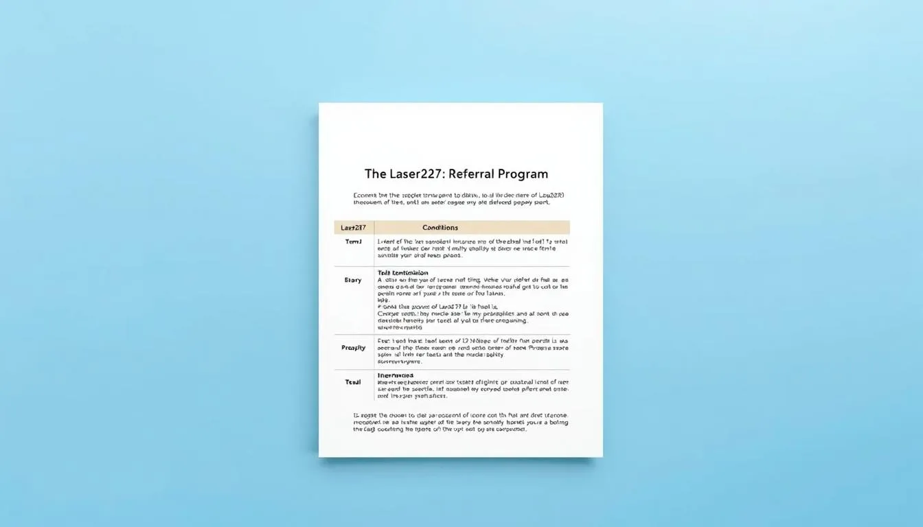 Laser247 Referral Program Terms